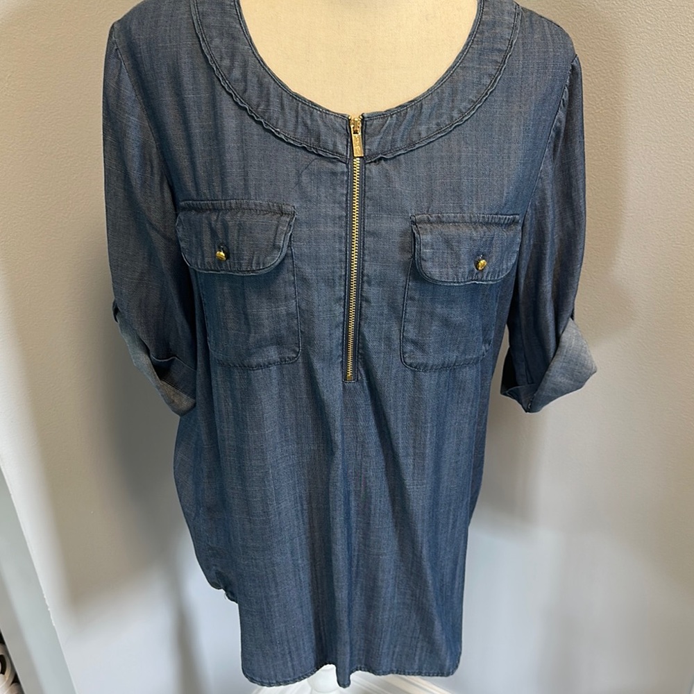 Denim Blue Women's Top